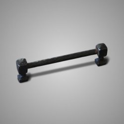 HAND FORGED CABINET PULL HANDLE 16X2X4