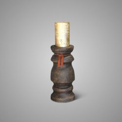 Candleholder BRYNXZ Majestic Brown M D.12 H.26
