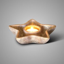 Tealightholder Star Jewel L D.21 H.5