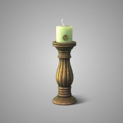 Candleholder Lines Luxury Maj. Gold M D.11 H.26