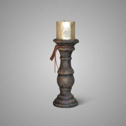 Candleholder Grandeur Majestic Brown L D.10 H.25