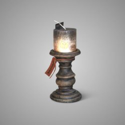 Candleholder Grandeur Majestic Brown S D.10 H.15