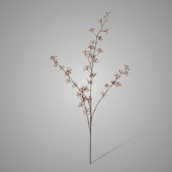Berry Spray Light Brown 75 Cm