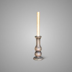 Dinnercandleholder Tall de Luxe Majestic Brown  L D.12 H.26