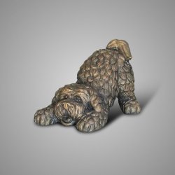 Barking Dog Majestic Brown D.16 H.14