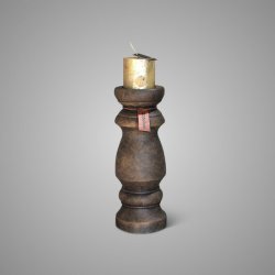 Candleholder BRYNXZ Majestic Brown L D.12 H.32