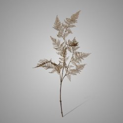 Leaf Fern Spray Brown 100 Cm