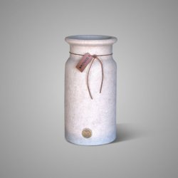 Vase Cylinder Neck Majestic Taupe M D.17 H.32