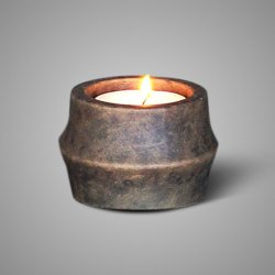 Tealightcup Edge Majestic Brown L D.10 H.7