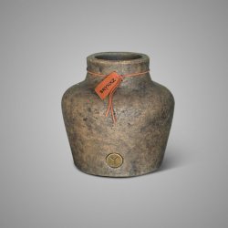 Vase Allure Neck Majestic Brown D.23 H.22