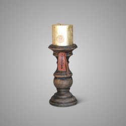 Candleholder Grandeur Majestic Brown M D.10 H.20