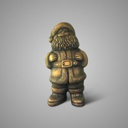 Santa Claus Majestic Gold D.14 H.26