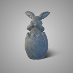 Rabbit In A Egg Majestic Vintage L D.11 H.20