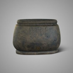 Planter Oval Luxury Majestic Brown M 40X20X29