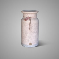 Vase Cylinder Neck Majestic Taupe L D.21 H.41