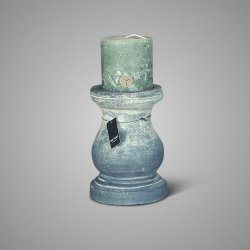 Candleholder Basic Ancient Clay L D.15 H.21