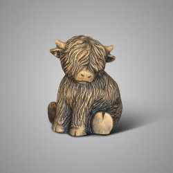 Sitting Scotty Cute Majestic Brown D.14 H.16