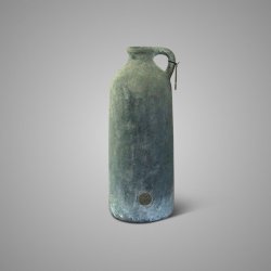 Bottle Basic with One Ear Stone Black M D.15 H.38