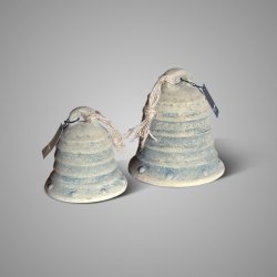 Set of 2 Jinglebells Ancient Earth D.15-12 H.16-12