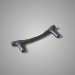HAND FORGED CABINET PULL HANDLE 13X1X4