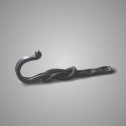 HAND FORGED KNOT WALL HOOK 17X3X6