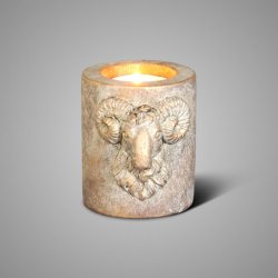 Tealightholder Ram Jewel L D.13 H.12