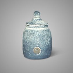 Pot and Top Nostalgic Ancient Clay S D.12 H.20