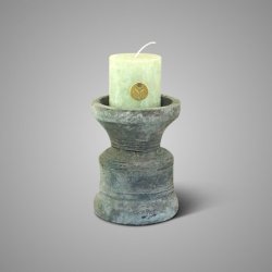 Candleholder BRYNXZ Best Stone Black S D.12 H.16
