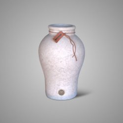 Vase Allure Leather Rope Majestic Taupe M D.22 H.34