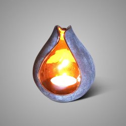 Tealightcup Bulb BRYNXZ Gold D.14 H.17