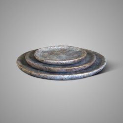 Set of 3 Plates Basic Jewel D.33-26-19 H.3