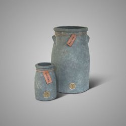 Set of 2 Vases Coulogne Deluxe Majestic Vintage D.20-11 H.32