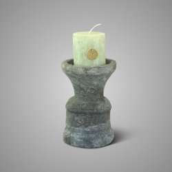 Candleholder BRYNXZ Best Stone Black M D.12 H.18