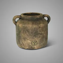 Planter Two Ears Basic Majestic Brown M D.22 H.18