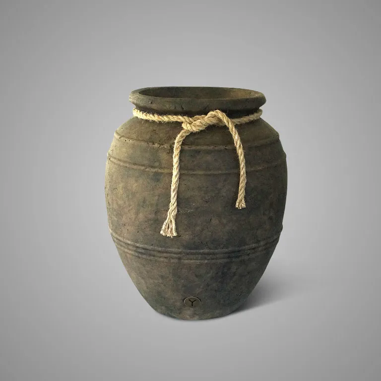 Planter Allure Majestic Brown With Rope L D.33 H.41