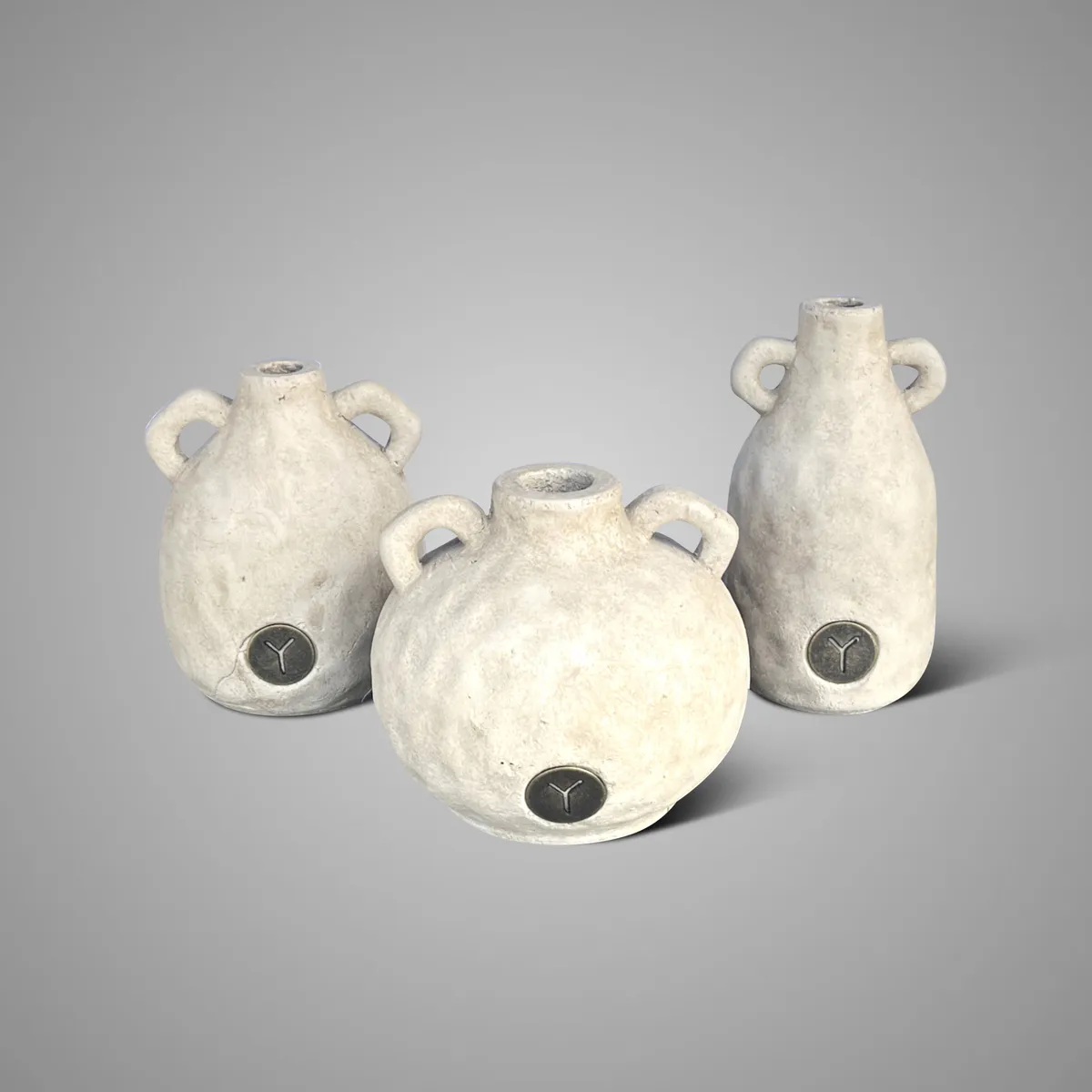 Set of 3 Bottles Idylle Majestic Taupe D.16-13-10 H.19-16-14