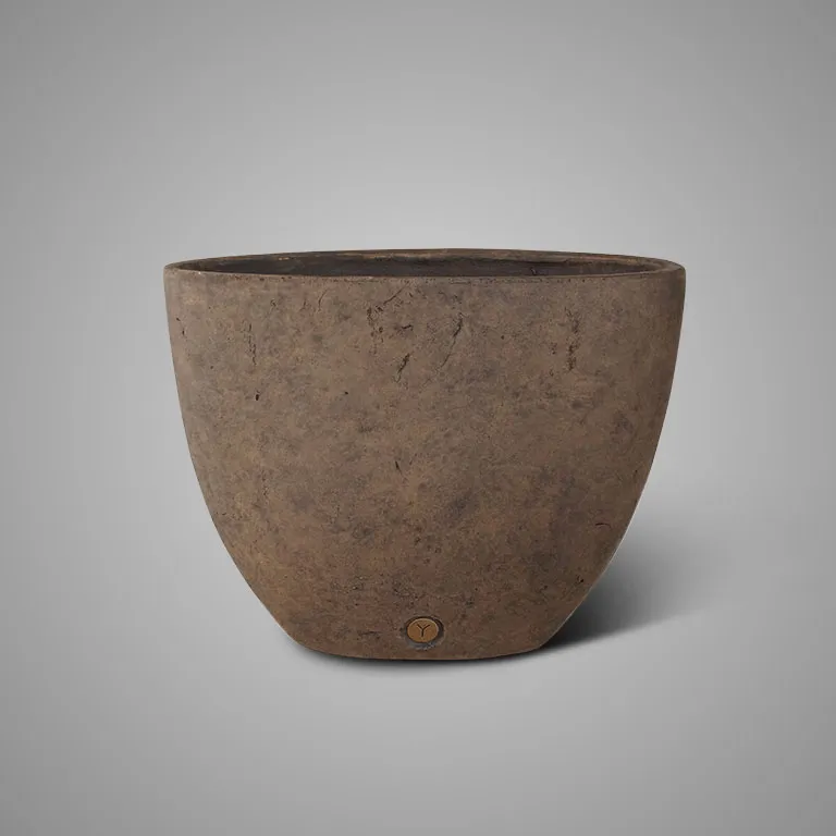Pot Oval Majestic Brown 48X15X39