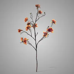 Azalea Stem Orange 83 cm