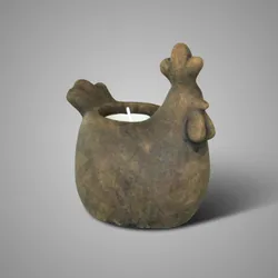 Tealightcup Chicken Majestic Brown L D.17 H.18