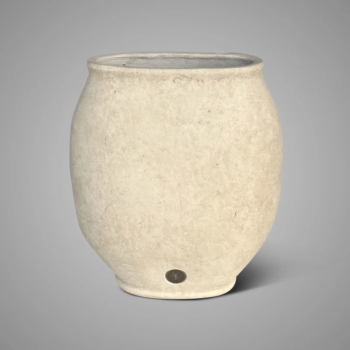 Planter Oval Tall Majestic Taupe M 32X17X36