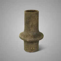 Vase Cylinder Tall Edge Majestic Brown M D.21 H.33