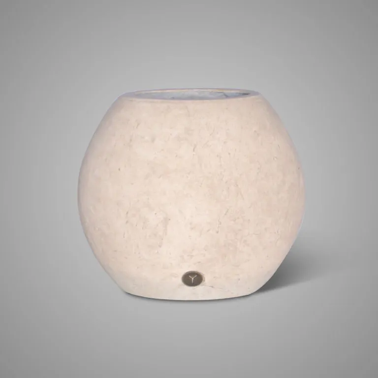 Planter Oval Moon Majestic Taupe L 34x20x30