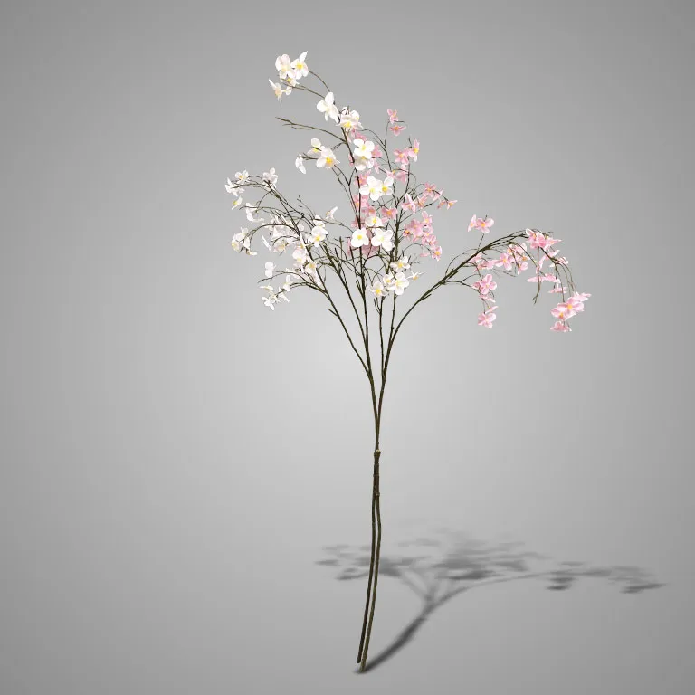 Sort. Of Spring Flower White/Pink110 cm