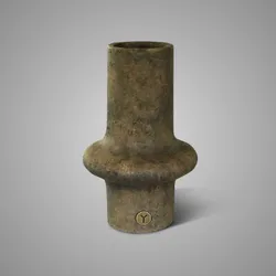 Vase Cylinder Tall Edge Majestic Brown L D.23 H.37