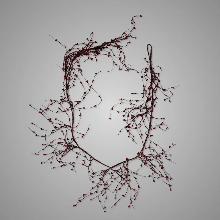 Garland Egelantier Red 162 cm