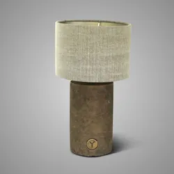 Lamp Cylinder Basic Majestic Brown D.12 H.30 (BRSE33)