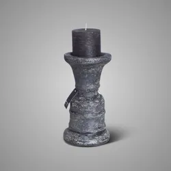 Candleholder Classic Basalt L D.12 H.20