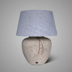 Lamp Two Lines With Rope Rustic D.35 H.33 (BR002)