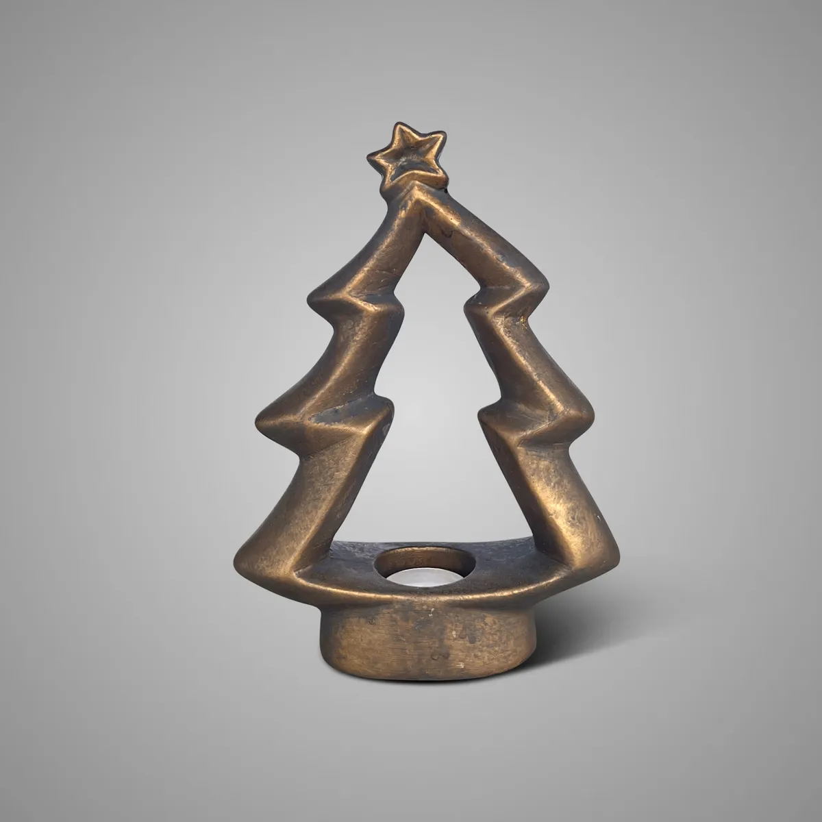 Tealightholder X Tree 2026 Majestic Gold L D.17 H.24