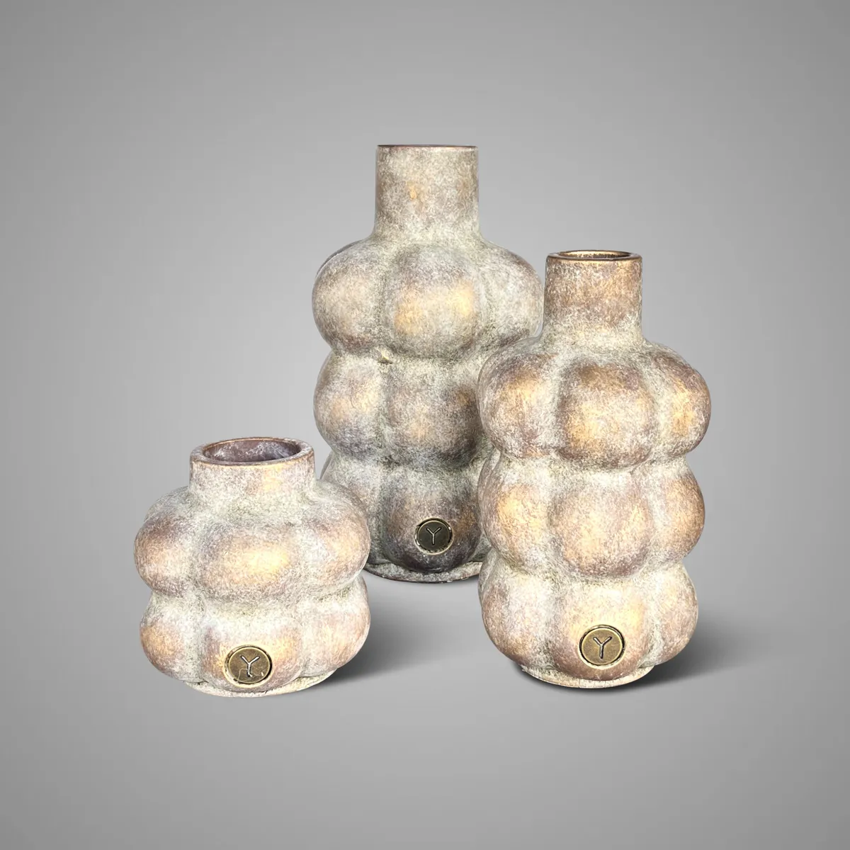 Set of 3 Bottles Best Brynxz Jewel D.19-15 H.33-26-14
